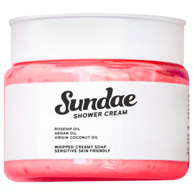 SUNDAE Shower Cream Radiance Body Wash Scrub Whipped Creamy Soap Sabun