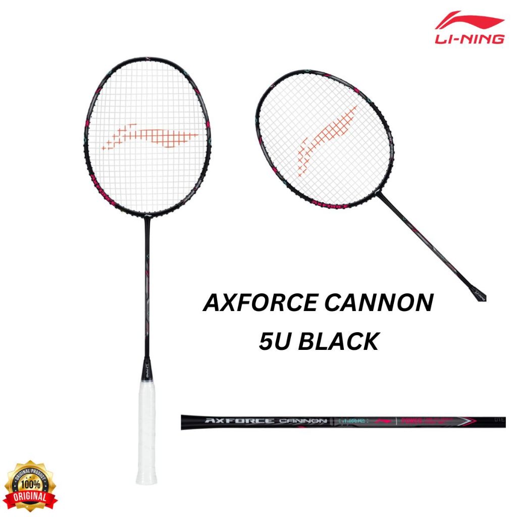 RAKET BADMINTON BULUTANGKIS LINING AXFORCE CANNON 4U 5U 6U ORIGINAL