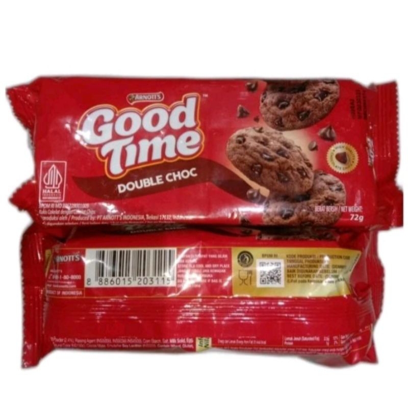 

Good Time Double Choc 72gr, Good Time Choco Dip 71gr