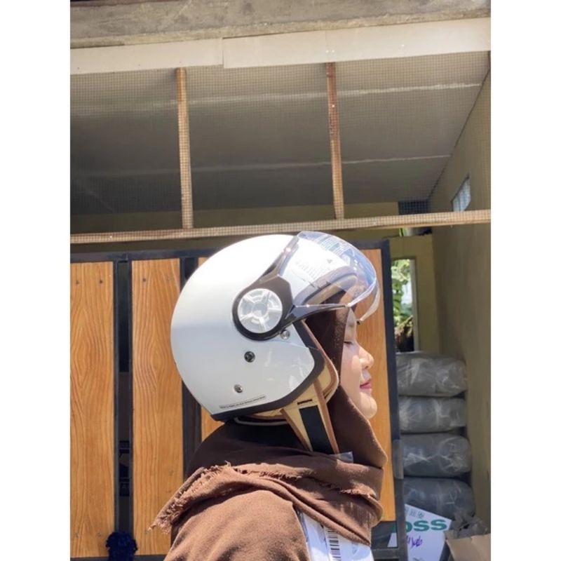 HELM CARGLOSS YRH WHITE ORIGINAL 100%