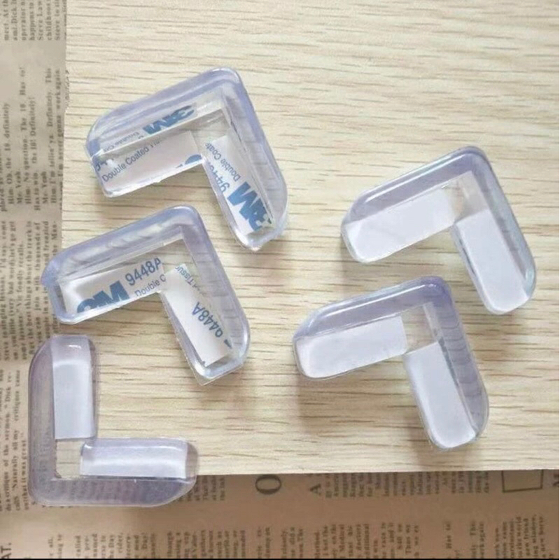 Karet Siku Meja L / Karet Anti Bentur / Penahan Siku Meja Kursi lemari Bentuk L