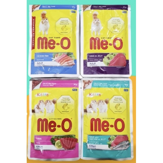 Meo Pouch Adult/ Meo Pouch Kitten 80gr