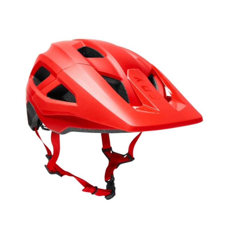 helm sepeda mtb downhill fox mainframe original - flo red