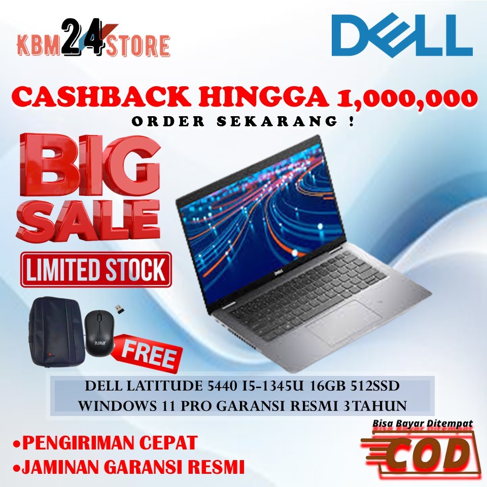 Dell Latitude 5440 I5-1345U 16GB 512GB SSD WIN11PRO 3YR