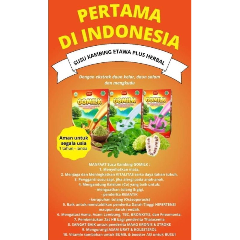 

gomilk susu etawa plus herbal