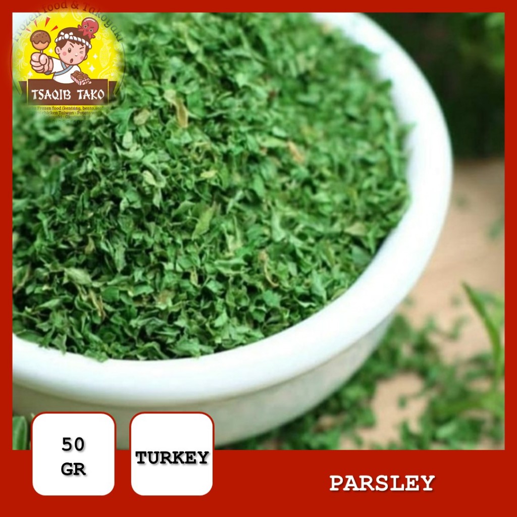 

PROMO Daun Parsley Flake Import Egypt 50 Gr Dry Parsley Flakes Toppin