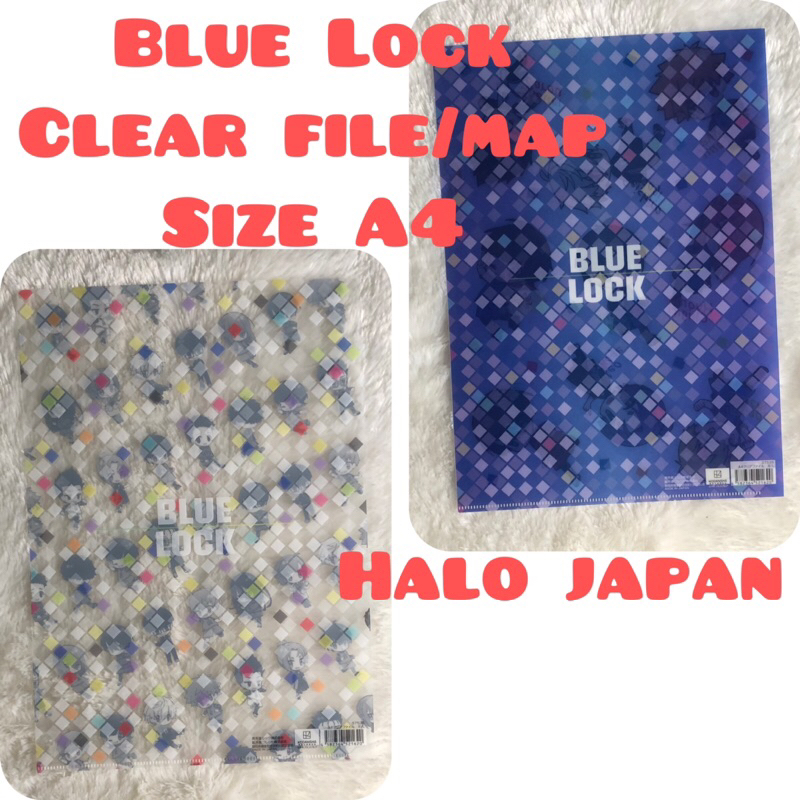 

blue lock file holder map size A4 original japan