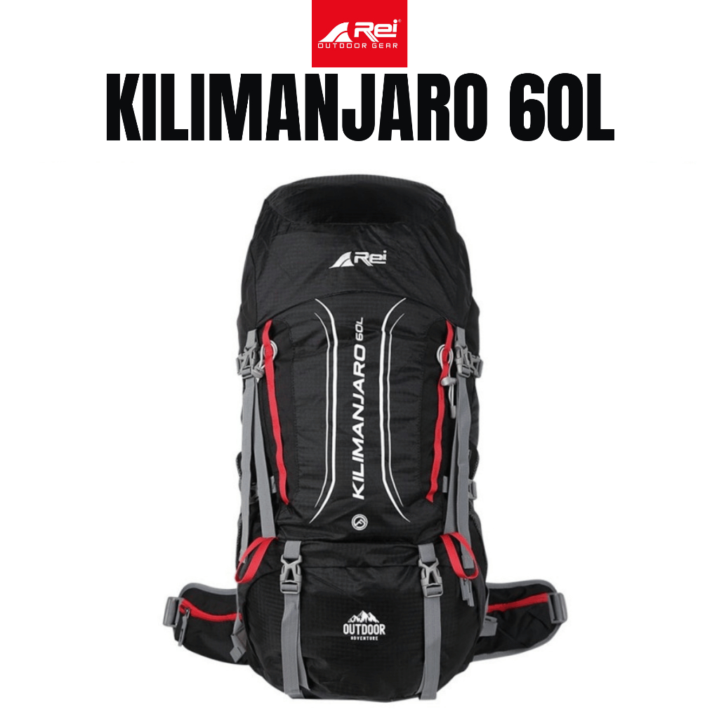 Rei Tas Carrier Kilimanjaro 60L Tas Gunung arei outdoorgear