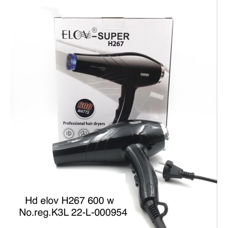 hair dryer elov 600w
