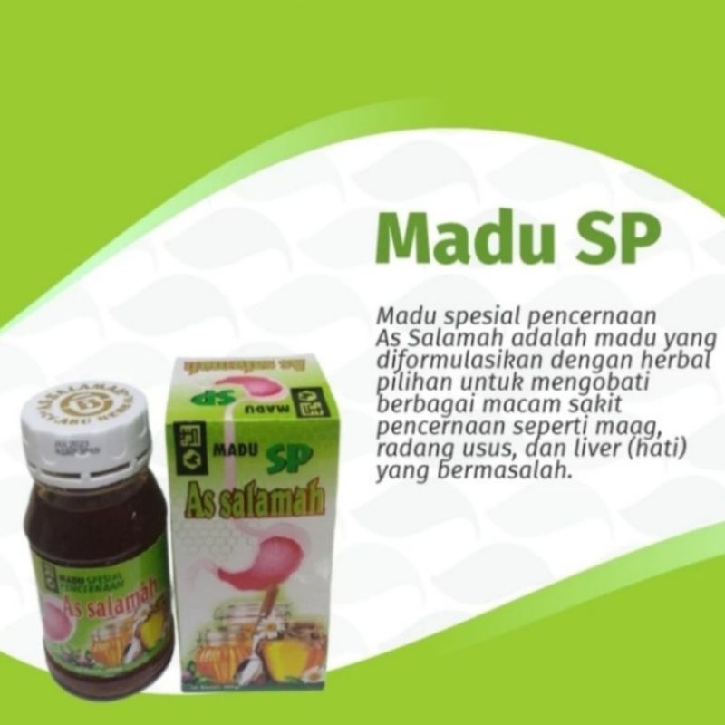 Madu As Salamah SP 300gr | As Salamah Pencernaan | Assalamah Madu Obat Lambung Dan Sakit Maag
