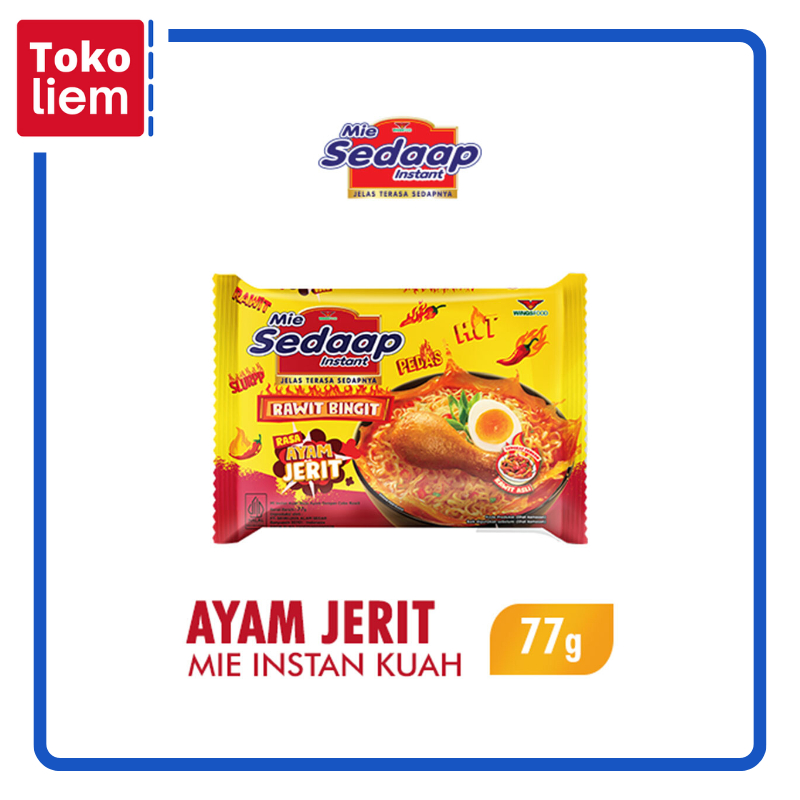 

Sedaap Mie Mie Instant Kuah Ayam Jerit 77G