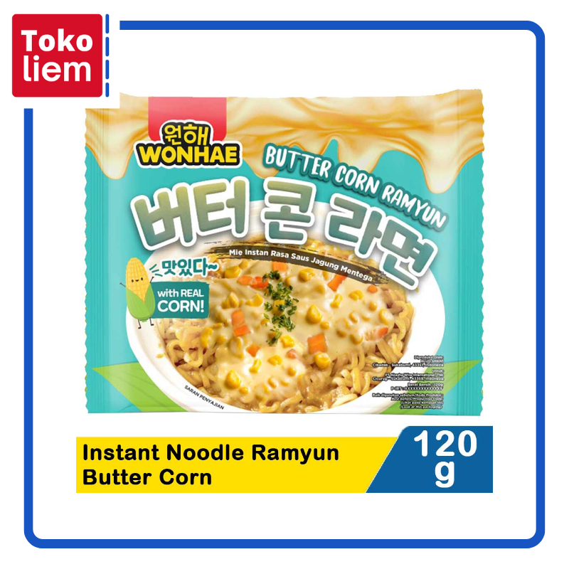 

Wonhae Instant Noodle Ramyun Butter Corn 120G