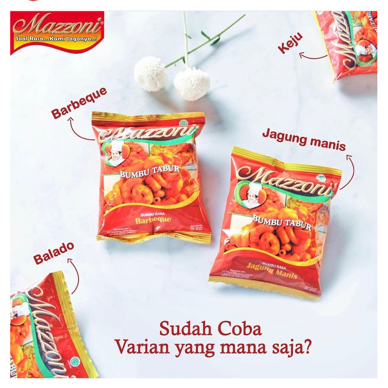 

MAZZONI bumbu tabur 100gram ECER