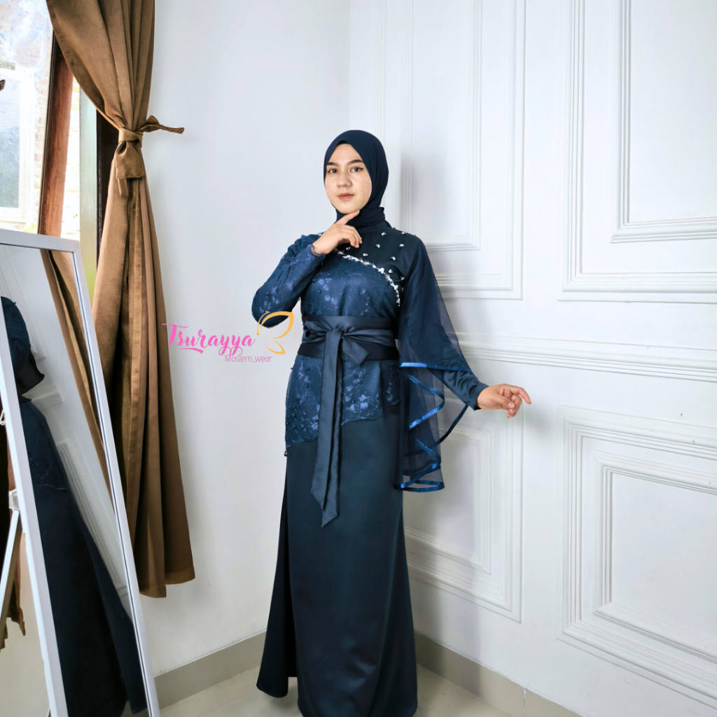 Calista Dress - Mermaid Kondangan Terbaru Rok  Duyung Wisuda Lamaran Pesta