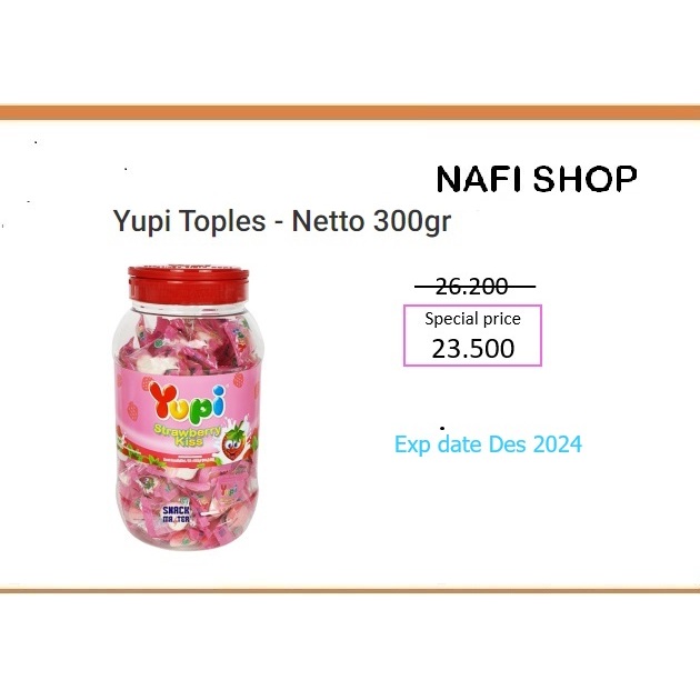 

Yupi Toples - Netto 300gr