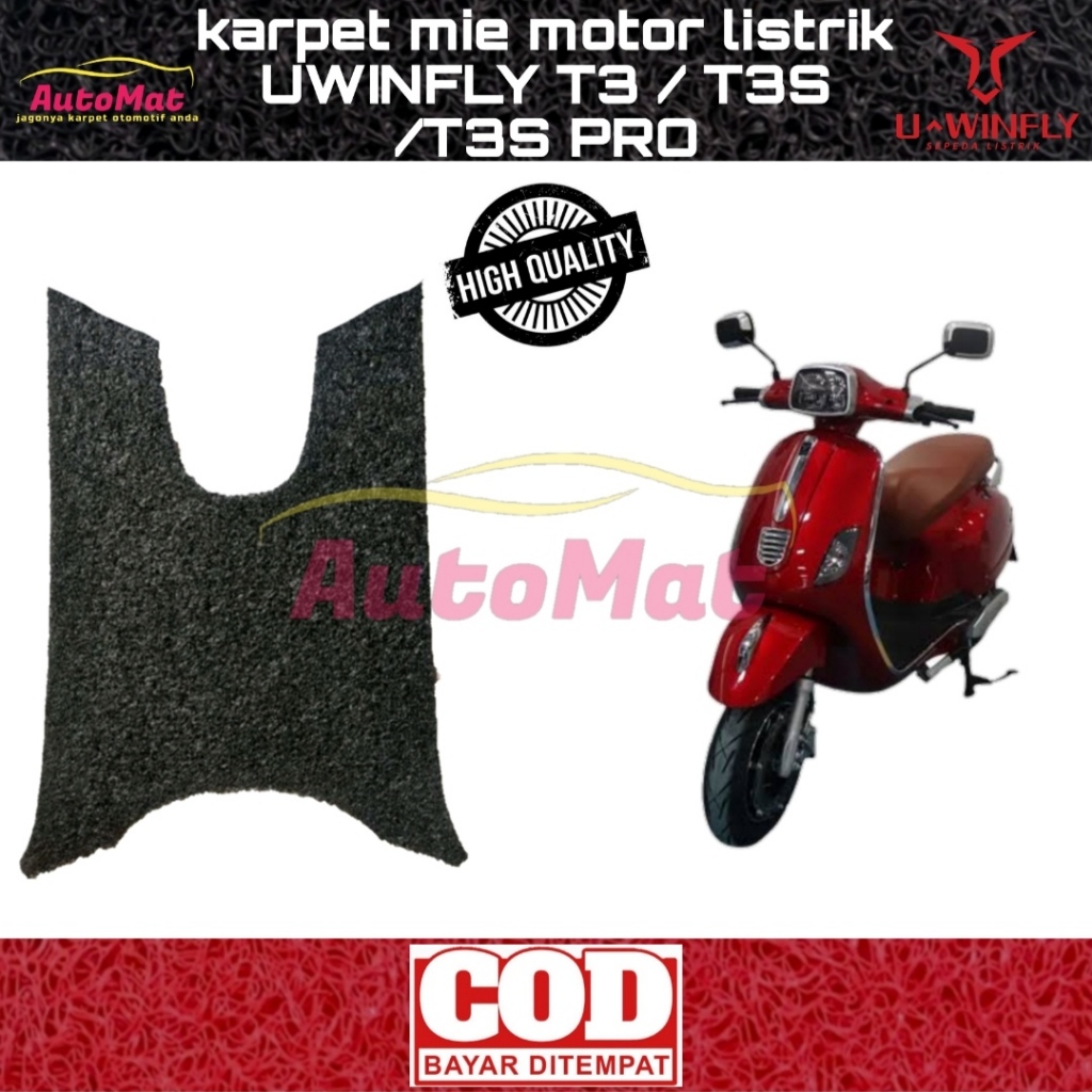 Karpet motor listrik UWINFLY T3/T3S/T3S PRO