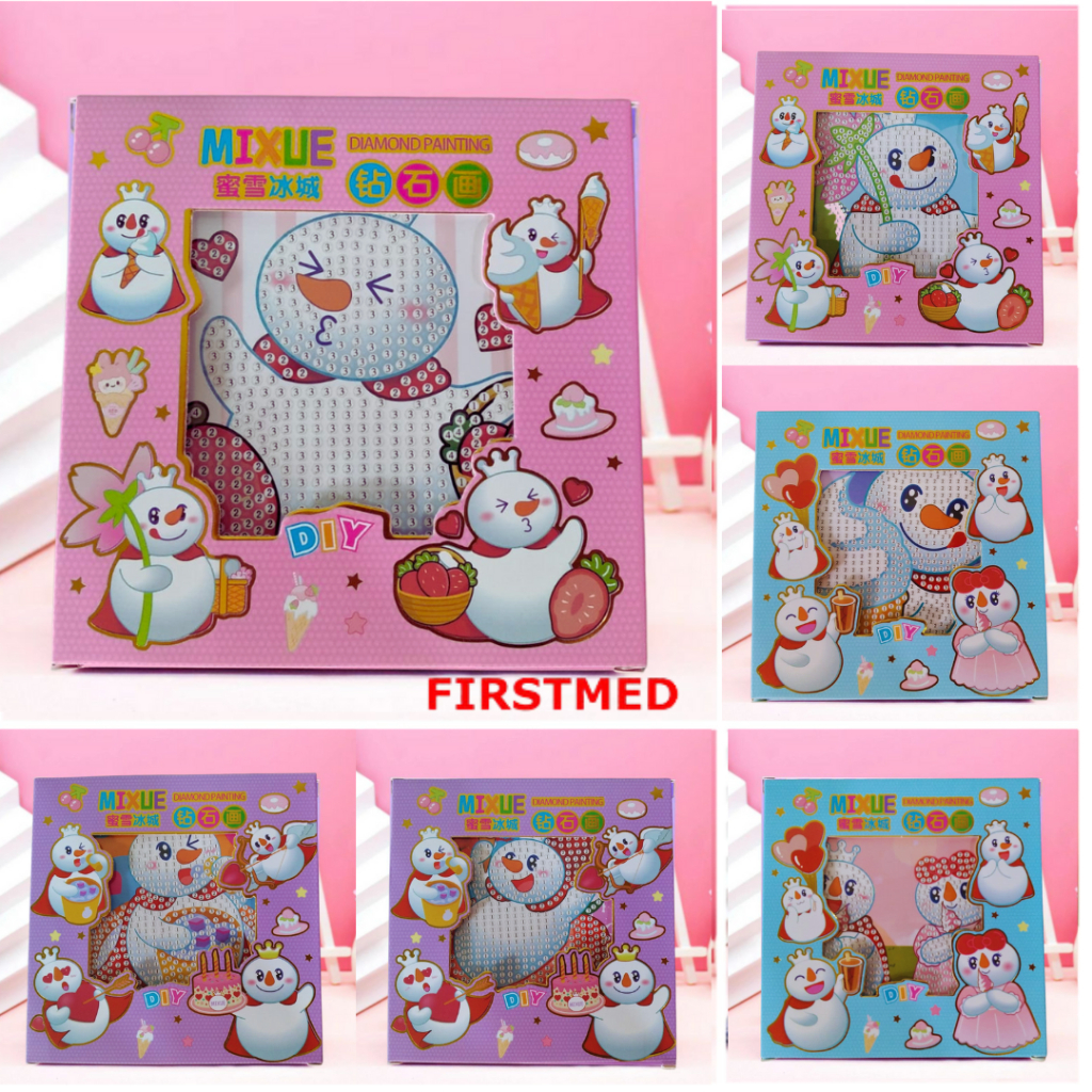 

DIAMOND PAINTING MIXUE STIKER FRAME PAINTING BINGKAI UKURAN 20 CM STICKER KIT