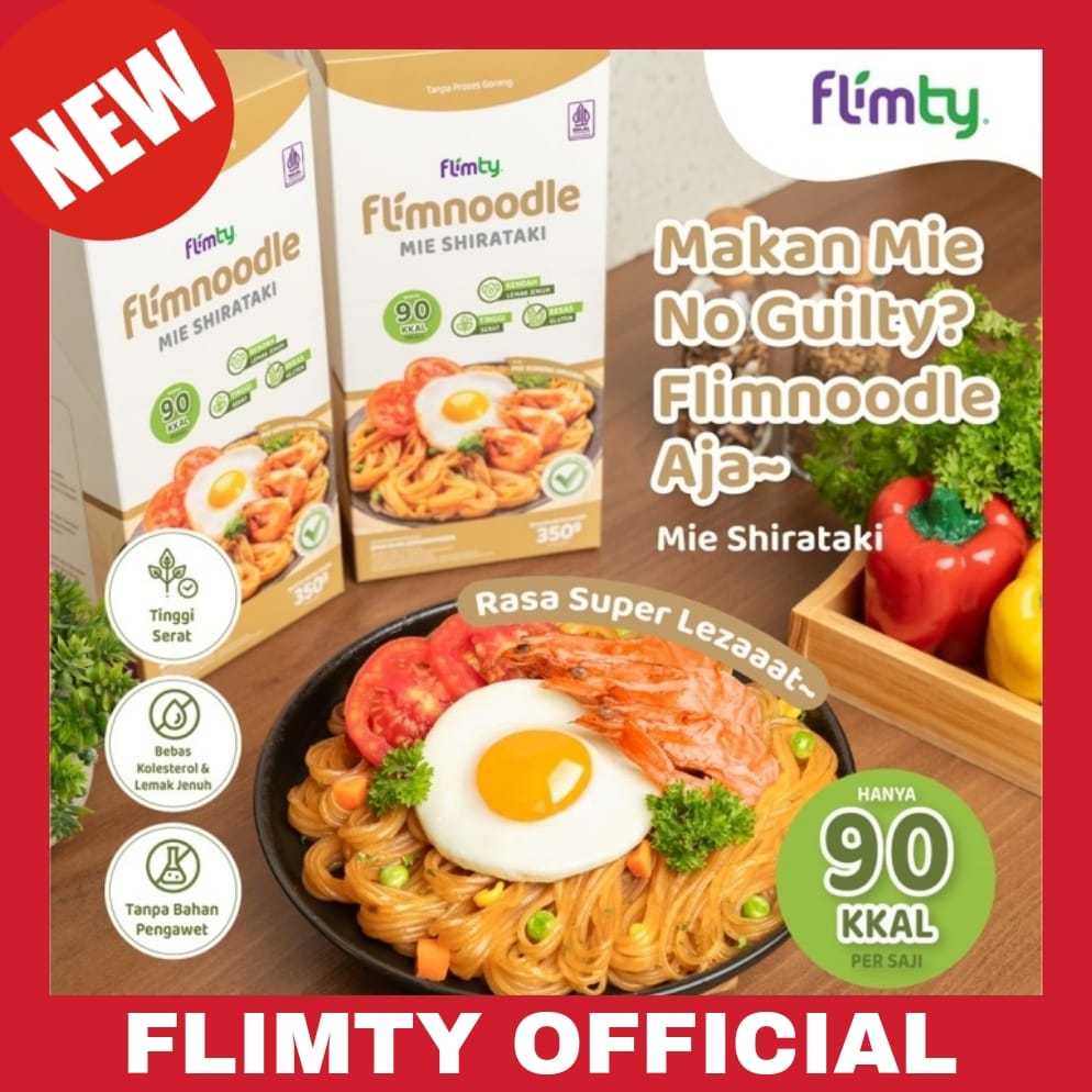 

FLIMNOODLE 1 BUNGKUS ECER Mie Shirataki Sehat Serat Rendah Kalori Flim Noodle 90 KKAL