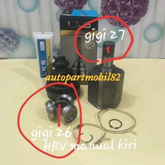CV Joint Dalam As Roda Depan Dalam Honda HRV Manual Sebelah Kiri