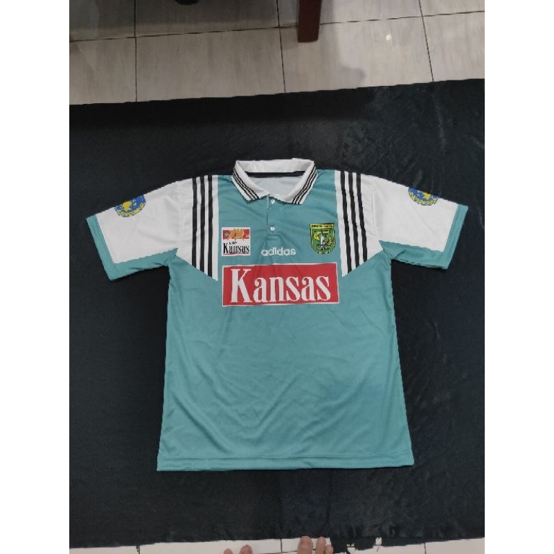 Jersey Persebaya Retro Kansas 1996 1997 Full Printing Custom