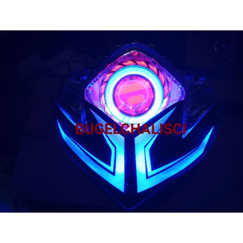 Reflektor Lampu Depan Satria Fu Barong Custom lazy | Satria Fu Barong 2009-2013| Projie Satria Fu Ba