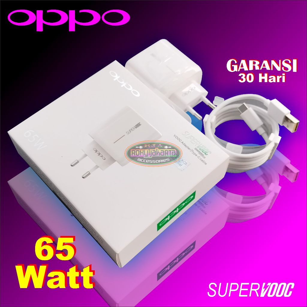 Charger Oppo Reno 6 Reno 6 5G Reno 6 Pro 5G Original 100% 65 Watt