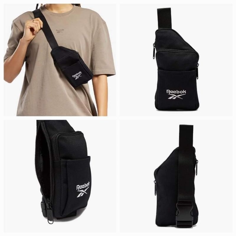 SALEEE 100% Original Tas Slempang Reebok Unisex CL FO Hitam Kode Produk: REEH36535018