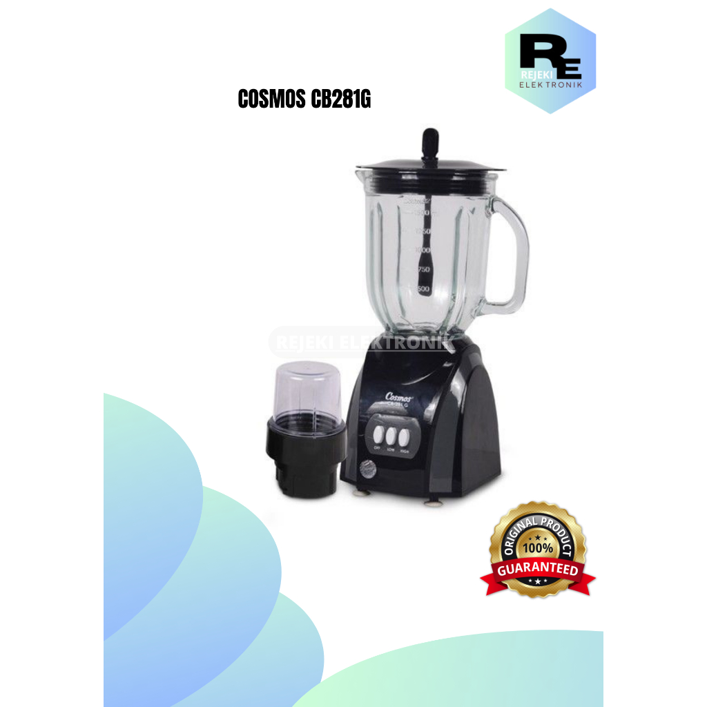 Blender Cosmos 2ltr CB281G / Blender Kaca Cosmos CB 281G cosmos kapasitas 2 liter blender kaca