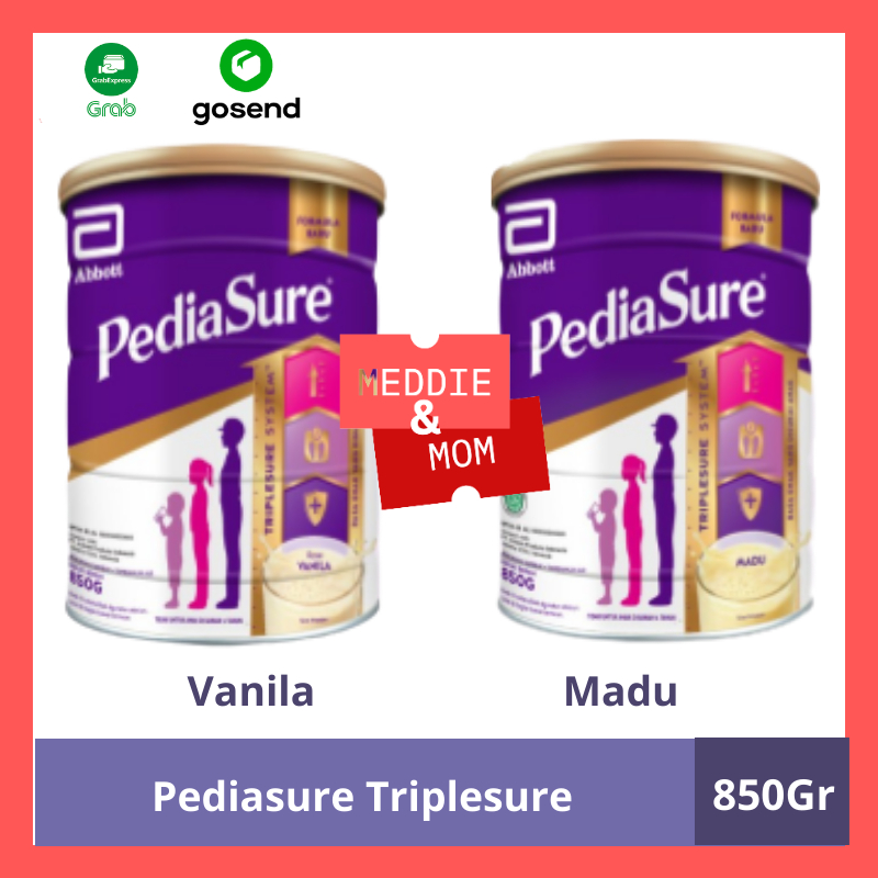 PEDIASURE TRIPLESURE VANIL/ MADU 800 GR