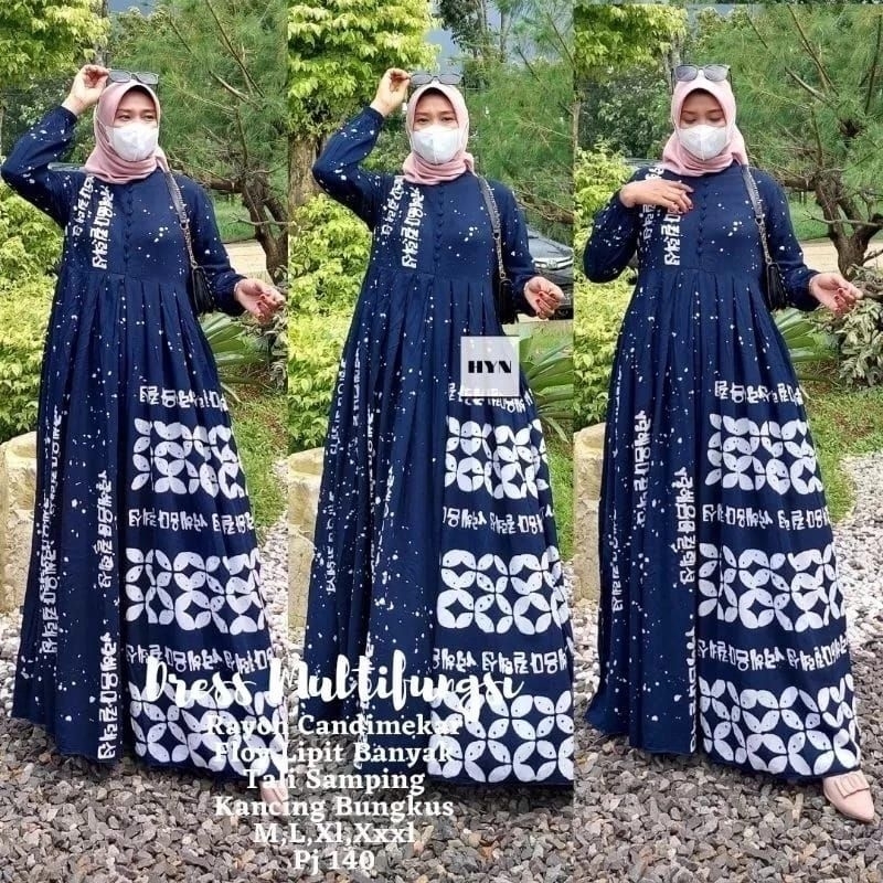 Gamis Rayon Candi Mekar Termurah/Batik Pekalongan