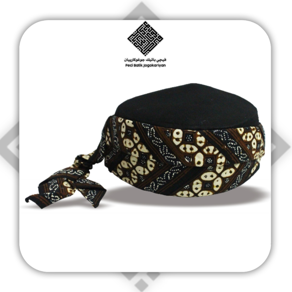 Peci Batik Jogokariyan Motif Kawung Original