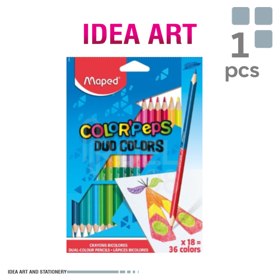 

Pensil Warna Maped Color Peps Duo 18 36 Warna