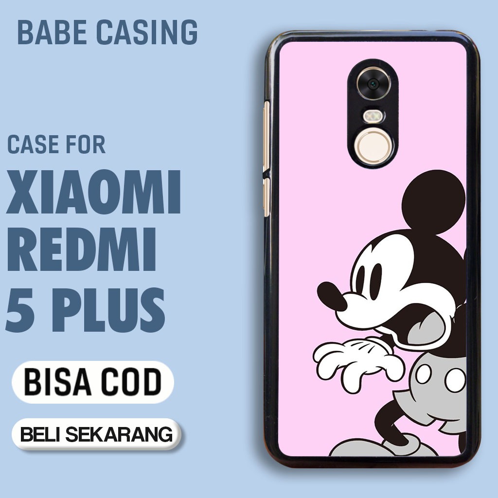 case hp xiaomi redmi 5 plus terbaru gambar aesthetic kartun mickey streetwear keren lucu casing hp c