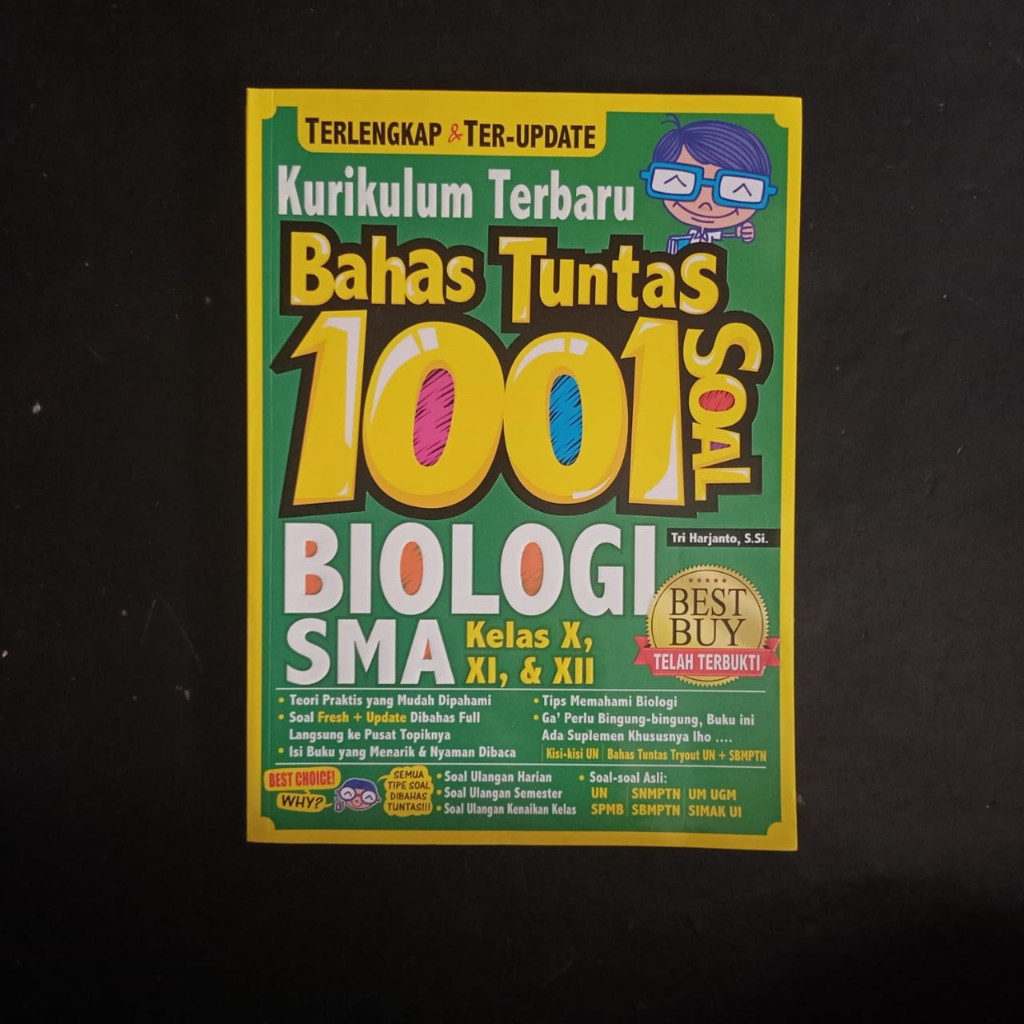 Buku Kurikulum Terbaru Bahas Tuntas 1001 Soal Biologi SMA Ori Terapibuku