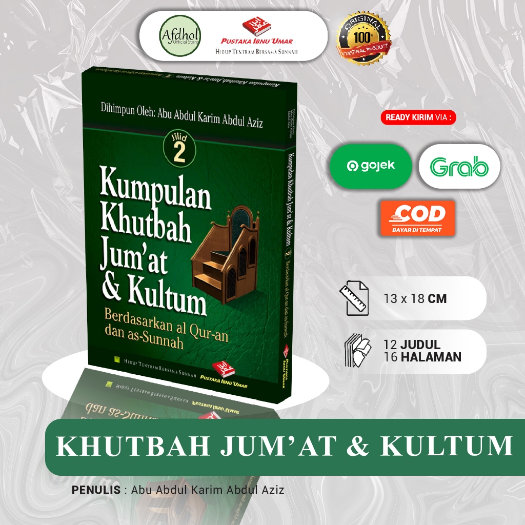 Buku Saku Kumpulan Khutbah Jumat & Kultum – JILID 2 - Pustaka Ibnu Umar