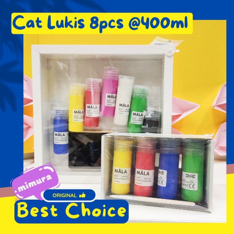 

Cat Lukis Anak Art Set Kuas Alat Melukis Mengambar 8 Warna IKE4