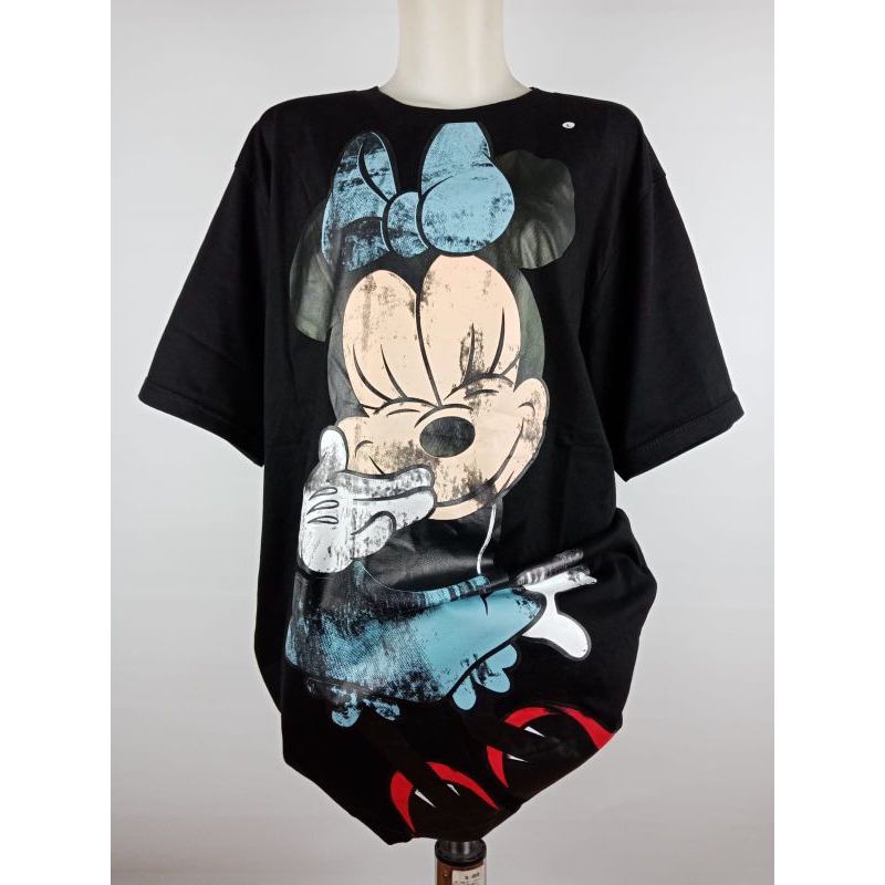 T-shirt Kaos Wanita Atasan Dewasa Mini Cute Vintage Zara Disney