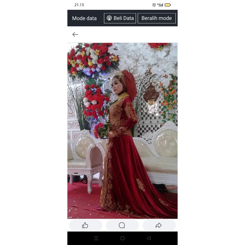 baju pengantin muslim
