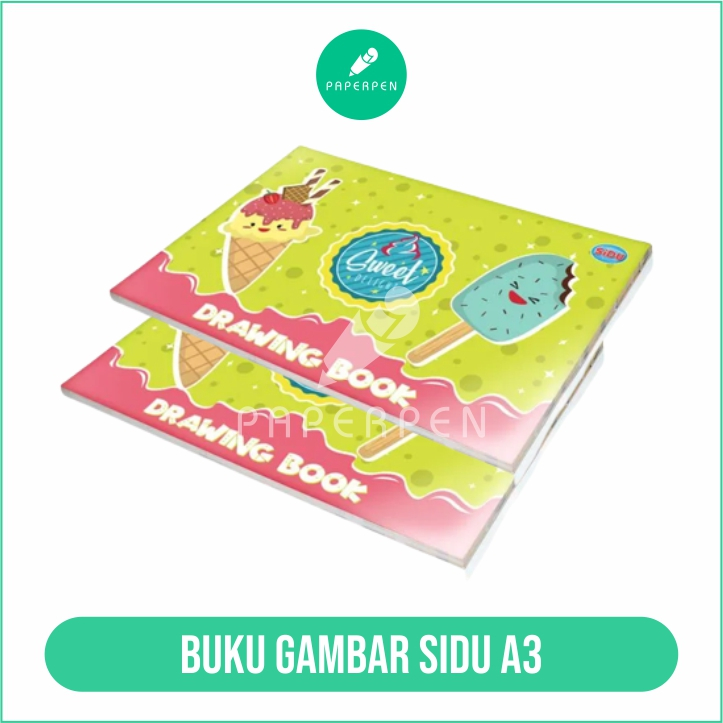 

(Pak) 5Pcs Buku Gambar Sidu A3