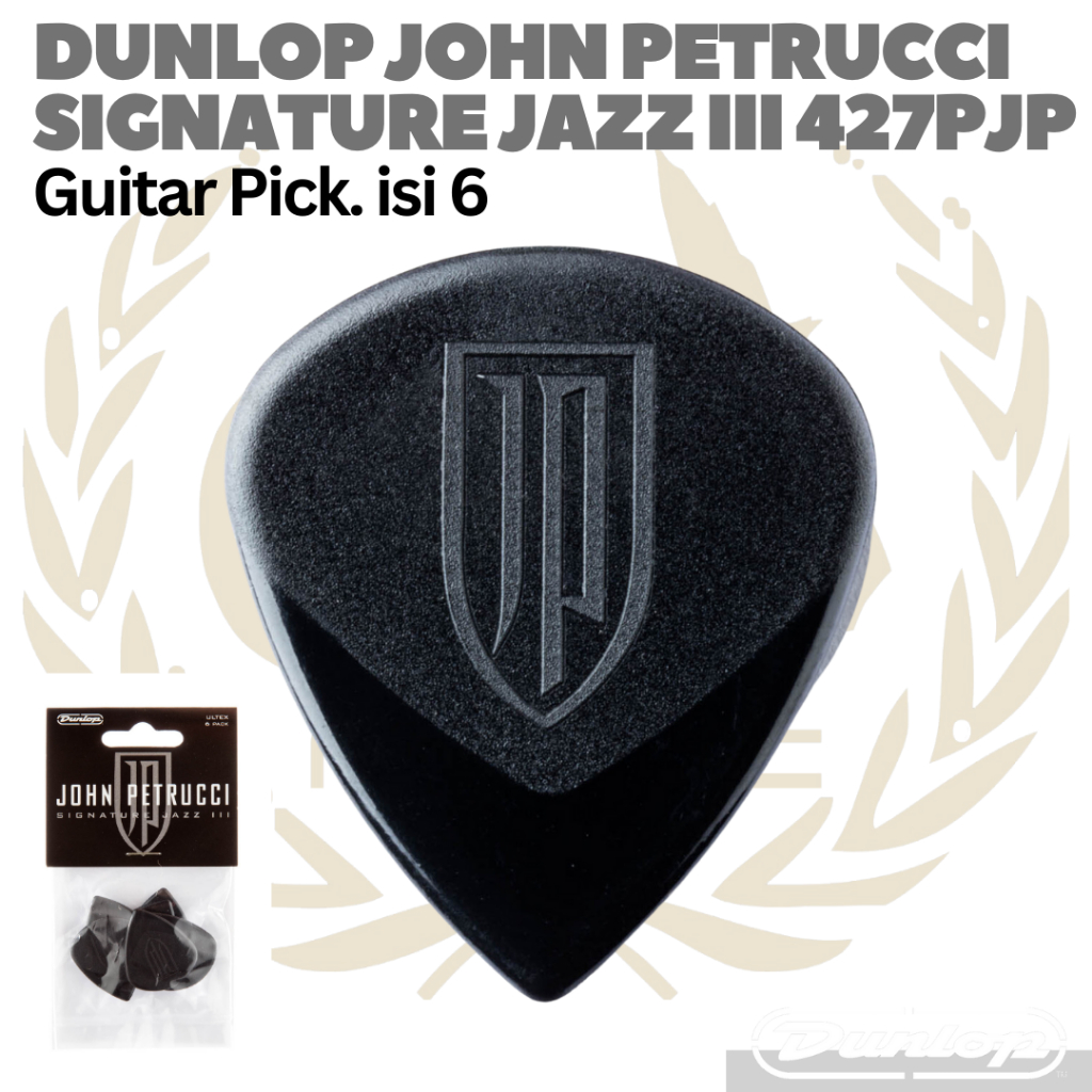 DUNLOP JOHN PETRUCCI Signature Jazz III Guitar Pick | Pik Gitar 427PJP
