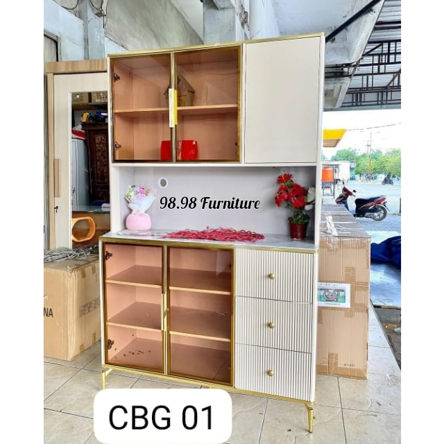 Lemari Piring Import Kitchen Set CBG 01 - Lemari Sayur - Rak Dapur