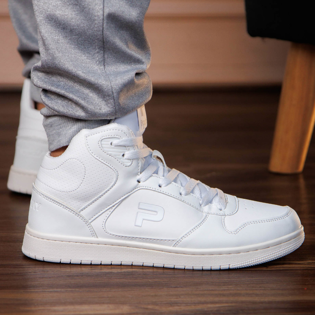 PAULMAY - Sepatu Sneakers Pria Lisbon High - White