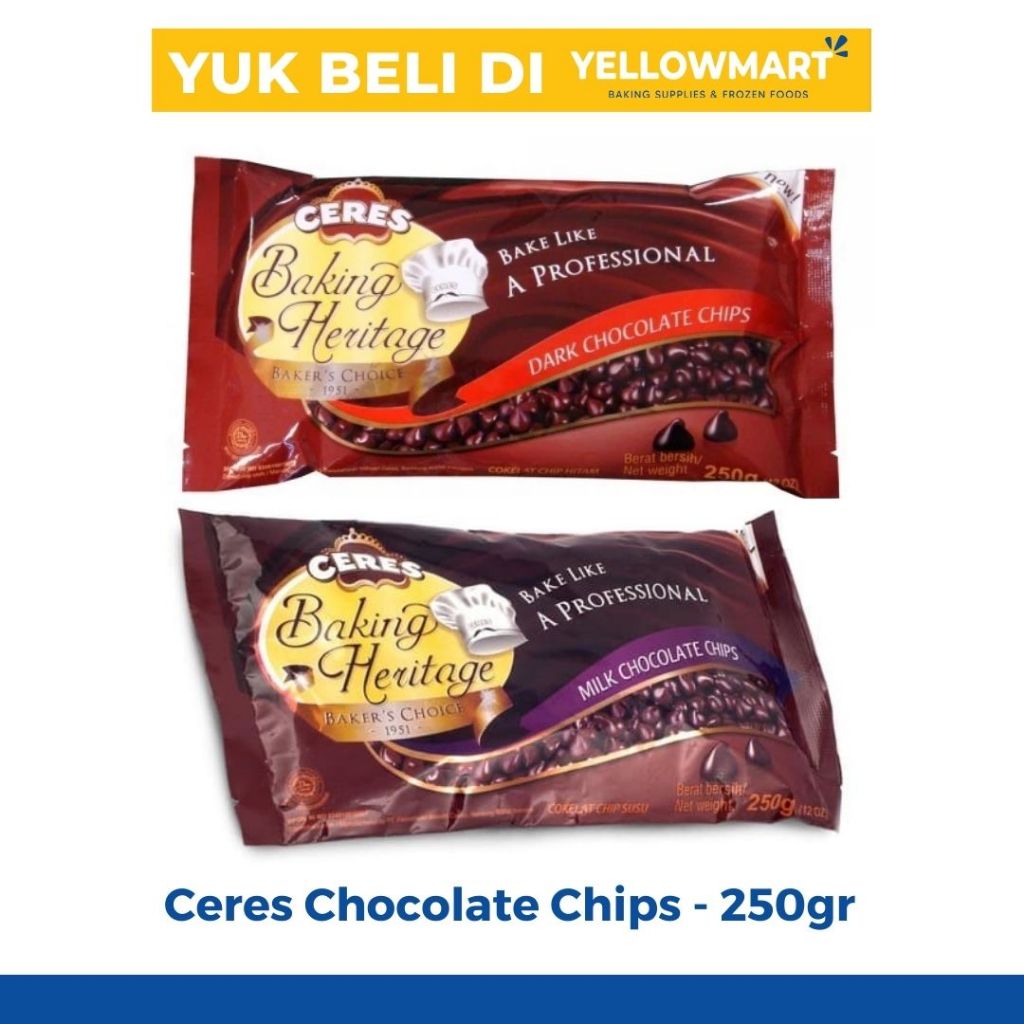 

CERES CHOCO CHIPS BAKING HERITAGE - MILK & DARK