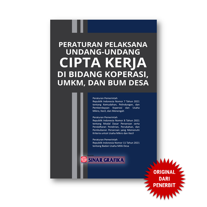 Peraturan Pelaksana UU Cipta Kerja di Bidang Koperasi, UMKM, dan BUM Desa