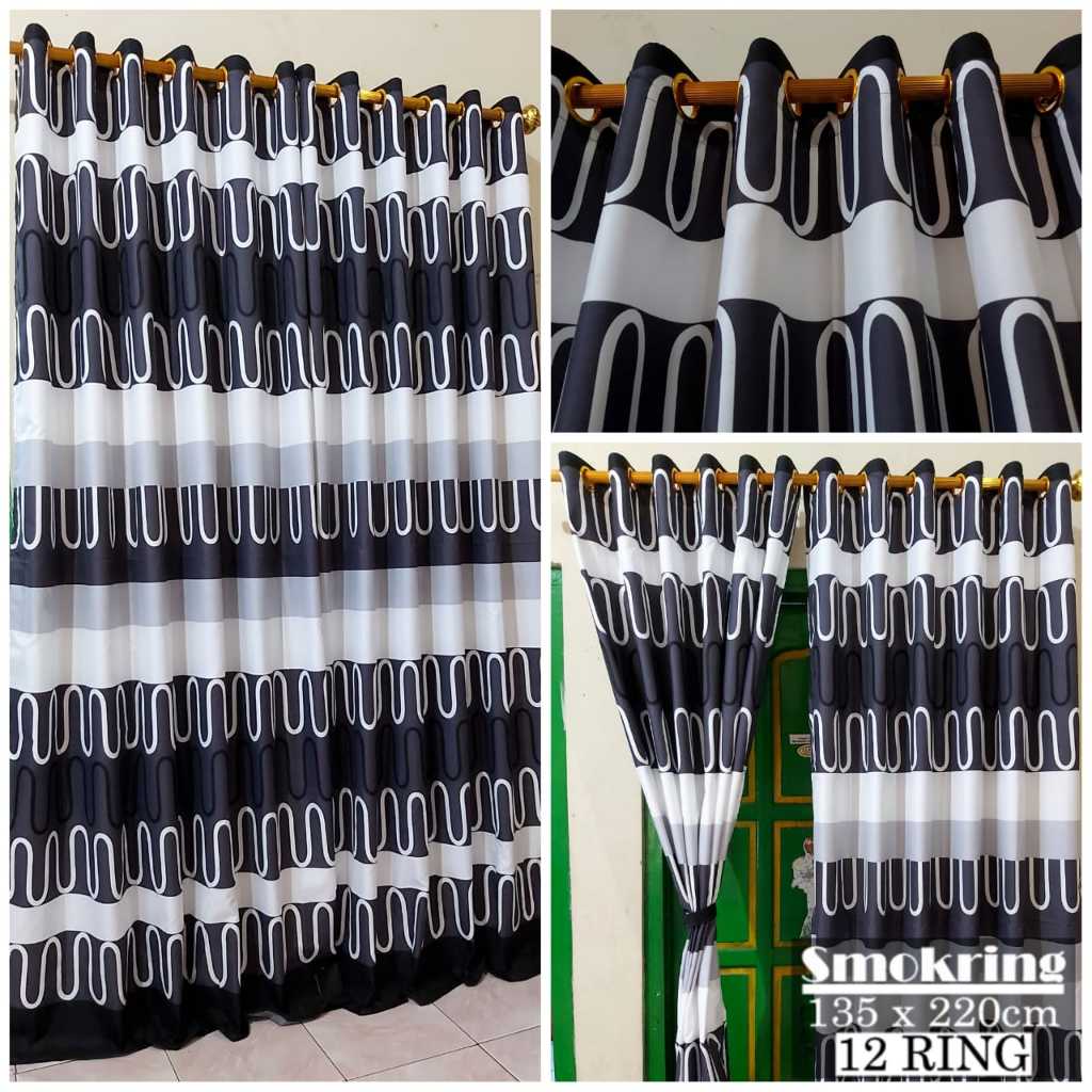 GORDEN SMOKRING MOTIF BATIK GALOMBANG