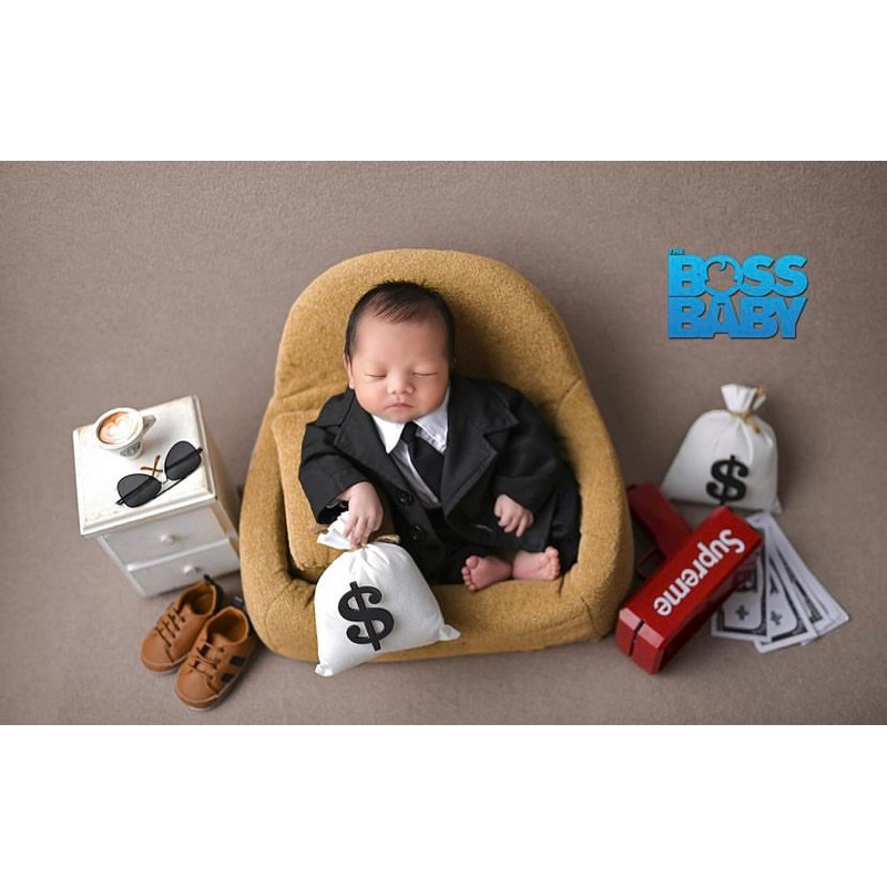 READY STOK JAS NEWBOrn JAS BABY / JAS BAYI / KOSTUM BOS NEWBORN / NEWBORN FOTOGRAFER / NEWBORN PROPS