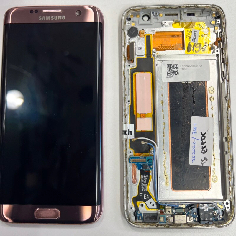 LCd SAMSUNG S7 EDGE OrI COPOTAN