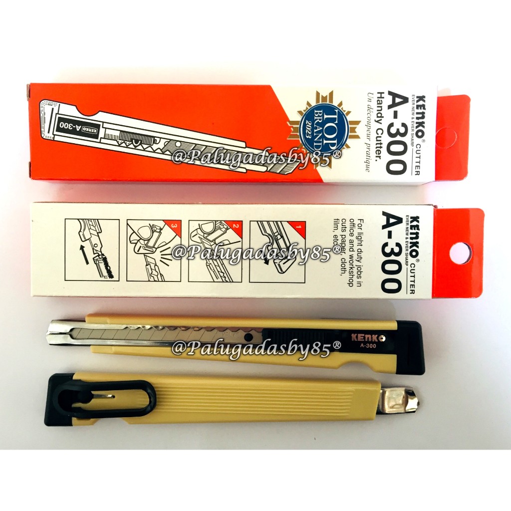 

(1 Biji) Cutter KENKO L-500 A-300 K-200 A-303 9118 / Kenko Cutter A-300 / Cutter Pemotong Kenko L-150 / Gabungan Cutter Kenko