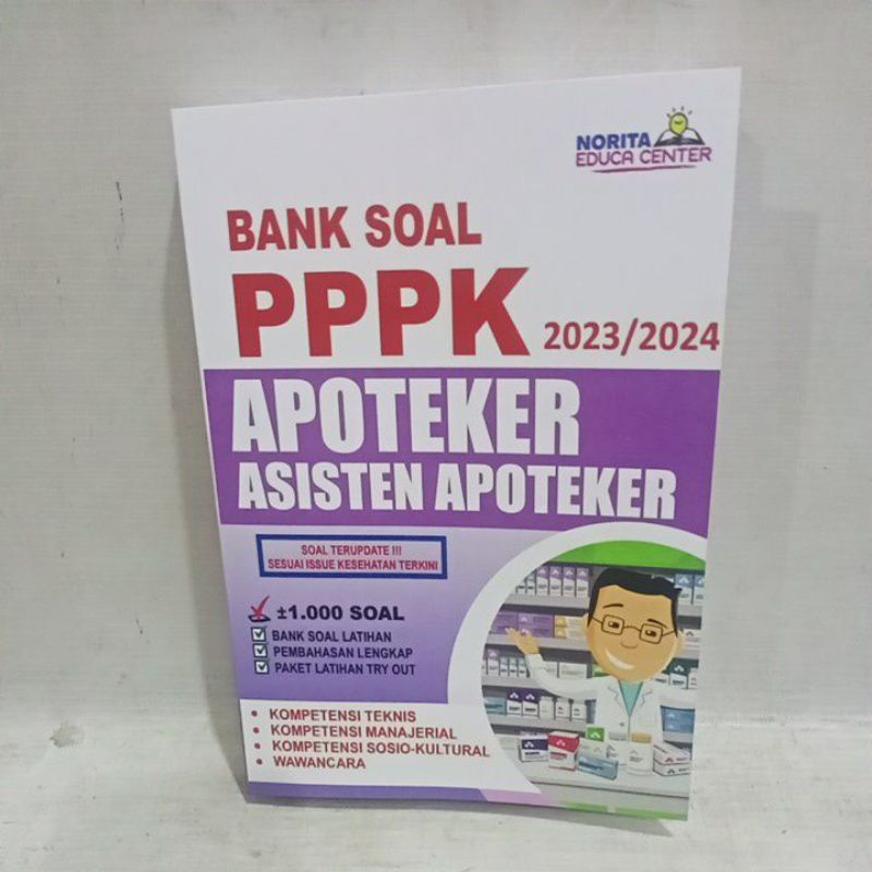 buku terbaru soal pppk apoteker asisten apoteker tahun 2023 2024