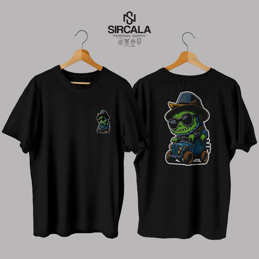 Sircala Tshirt Art Sixty-One Bahan Cotton Premium Kaos Distro Kaos Bahan Katun Kaos Vespa